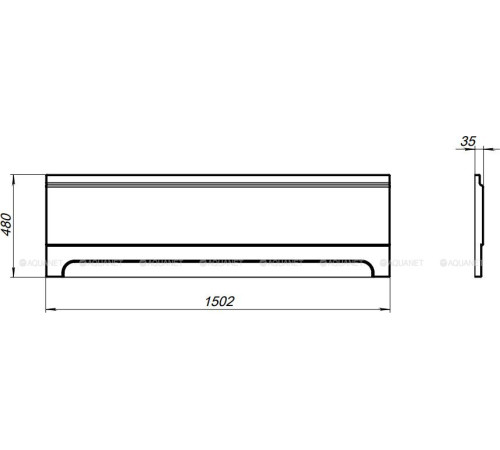 Панель фронтальная Aquanet EXTRA 150 00208674