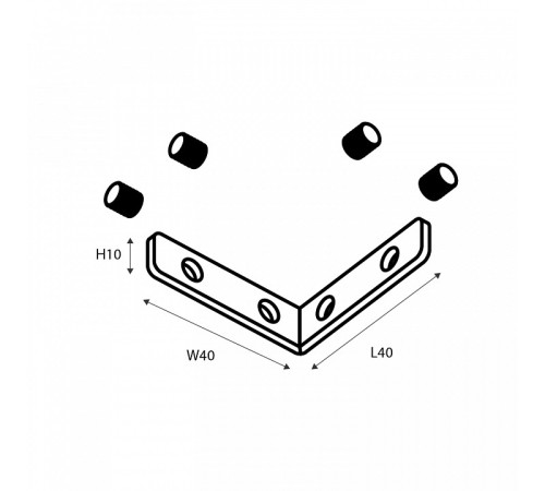 Крепление для трека Favourite Logica 1014-CU-001