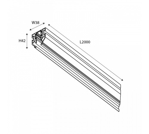 Трек встраиваемый Favourite Logica 1014-TB-200