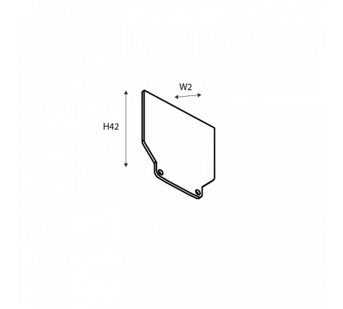 Заглушка для трека Favourite Logica 1014-ZP-001