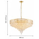 Подвесная люстра Favourite Elysium 4720-18P