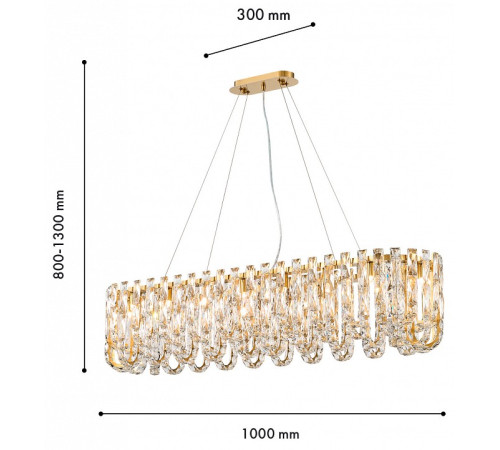 Подвесная люстра Favourite Infinity 4721-18P