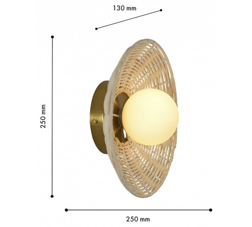 Накладной светильник Favourite Trenza 4836-1W