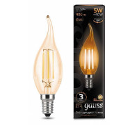 Лампа светодиодная Gauss E14 5 Вт 2700 K филаментная 104801005