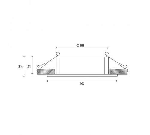 Встраиваемый светильник Hesby Lighting Bodo HSBL_0106