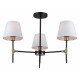 Люстра на штанге ILLUMICO CASTOR IL0185-3CSQ-24 BK AB CASTOR