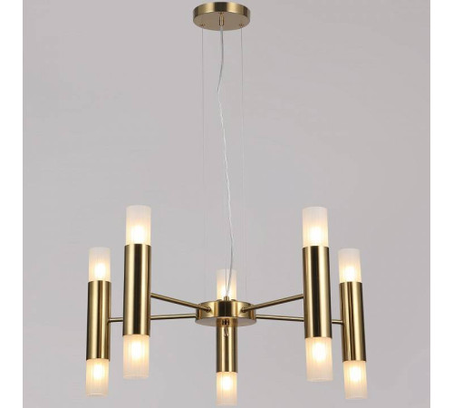 Подвесная люстра ILLUMICO BRASS IL0314-10P-79 BRASS