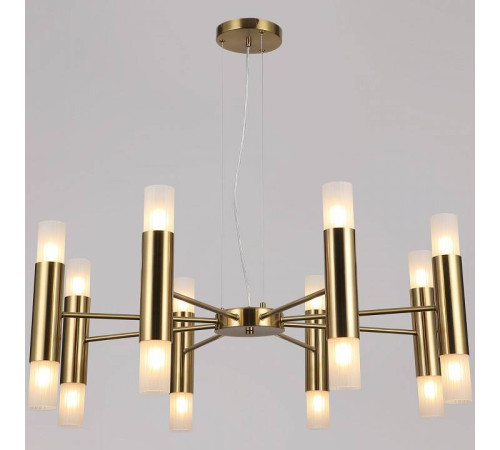 Подвесная люстра ILLUMICO BRASS IL0314-16P-79 BRASS