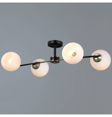 Люстра на штанге ILLUMICO LIBRA IL0469-4CSQ-24 BK AB LIBRA