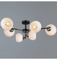 Люстра на штанге ILLUMICO LIBRA IL0469-6CSQ-24 BK AB LIBRA