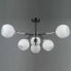 Люстра на штанге ILLUMICO LIBRA IL0715-6CSQ-24 BK CR LIBRA