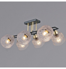 Люстра на штанге ILLUMICO  IL0794-6SQ-25BKAB ELITE