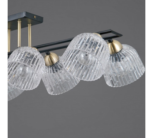 Люстра на штанге ILLUMICO IL0794-8CSQ-25BKAB ELITE