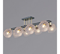 Люстра на штанге ILLUMICO  IL0794-8CSQ-25BKAB ELITE