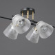 Люстра на штанге ILLUMICO IL0845 IL0845-6CSQ-25BKAB ELITE