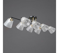 Люстра на штанге ILLUMICO IL0845 IL0845-8CSQ-25BKAB ELITE