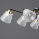 Люстра на штанге ILLUMICO IL0845 IL0845-8CSQ-25BKAB ELITE