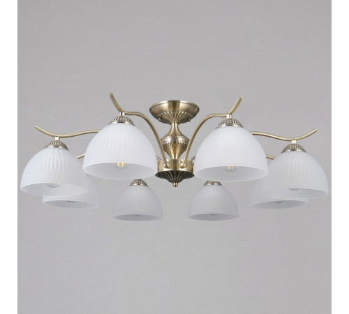 Люстра на штанге ILLUMICO IL0896-8CSQ-26 AB ELITE