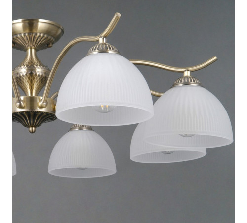 Люстра на штанге ILLUMICO IL0896-8CSQ-26 AB ELITE