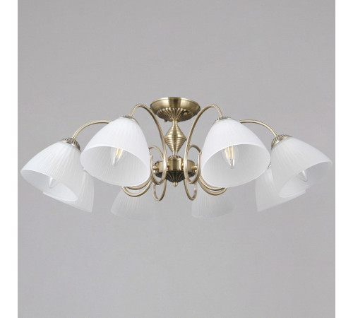 Люстра на штанге ILLUMICO IL0897-8CSQ-26 AB ELITE