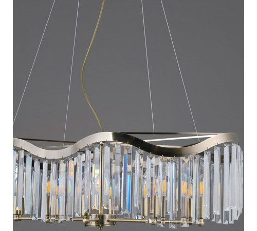 Подвесная люстра ILLUMICO IL3475 IL3475-10PSQ-25AB ELITE