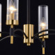 Люстра на штанге ILLUMICO BRASS TUBO IL5177-6PLS-29 BRASS TUBO
