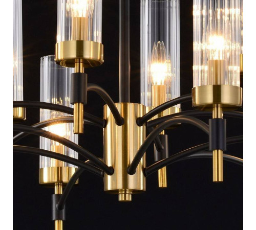 Люстра на штанге ILLUMICO BRASS TUBO IL5177-6+6PLS-29 BRASS TUBO