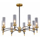Подвесная люстра ILLUMICO BRASS TUBO IL5177-8PLS-29 BRASS TUBO