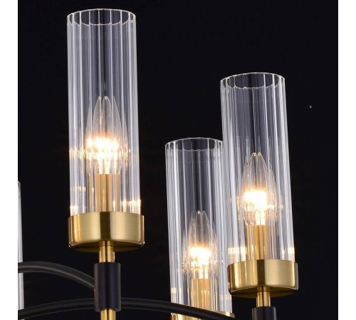 Подвесная люстра ILLUMICO BRASS TUBO IL5177-8PLS-29 BRASS TUBO