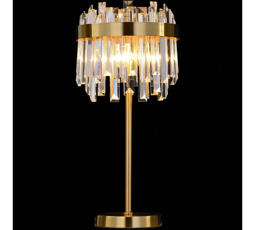 Настольная лампа декоративная ILLUMICO IL5189 IL5189-3TLS-29 BRASS MIRAGE