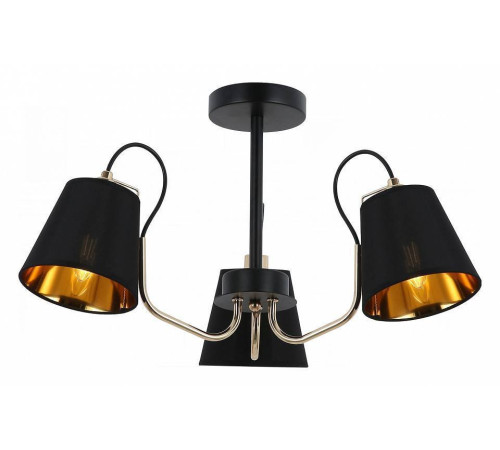 Люстра на штанге ILLUMICO IL6120-3COU-79 BK GD