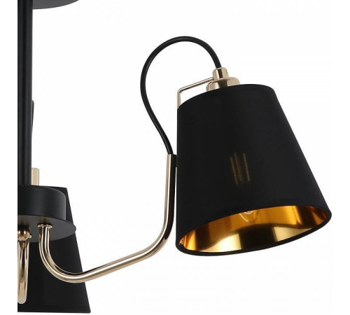 Люстра на штанге ILLUMICO IL6120-3COU-79 BK GD