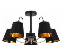 Люстра на штанге ILLUMICO  IL6120-5COU-79 BK GD