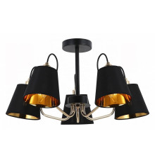 Люстра на штанге ILLUMICO  IL6120-5COU-79 BK GD