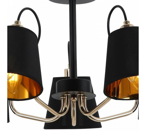 Люстра на штанге ILLUMICO IL6120-5COU-79 BK GD