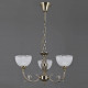 Подвесная люстра ILLUMICO CAPELLA IL9939-3PSQ-24 AB CAPELLA