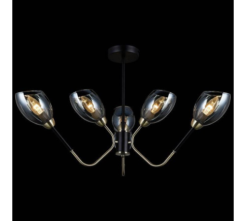 Люстра на штанге ILLUMICO IL9960-6CSQ-79 BK AB