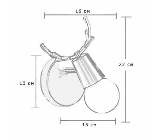 Бра Imperiumloft DEER DEER01
