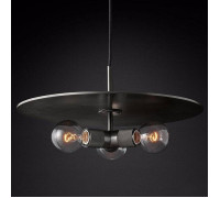 Подвесной светильник Imperiumloft Rh Utilitaire Disk Triple Pendant 40.2340