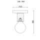 Накладной светильник Imperiumloft RH Utilitaire Socket 48,071