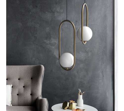 Подвесной светильник Imperiumloft Matthew Mccormick Hoop Бронза Mila Pendant 181904-22