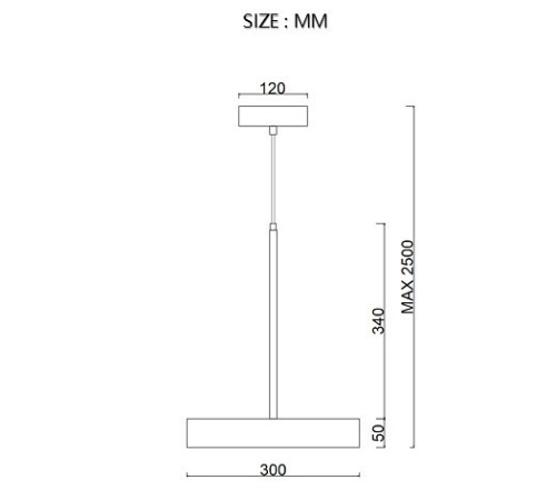 Подвесной светильник Imperiumloft TURNA Gray TURNA-ONE01