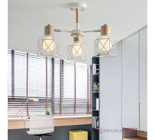 Люстра на штанге Imperiumloft Corf White CORF-B01