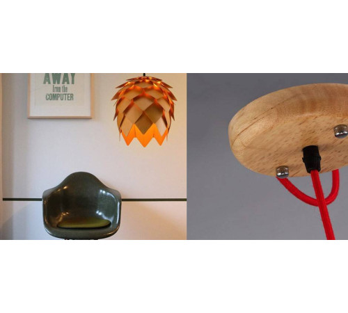 Подвесной светильник Imperiumloft Crimea Pine Cone Natural Wood 40.510