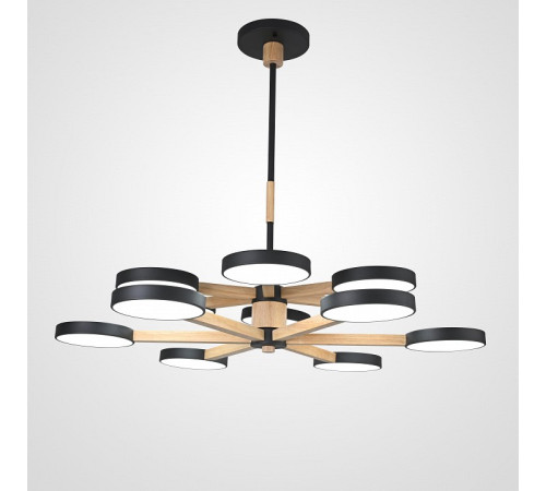 Люстра на штанге Imperiumloft TURNA Black TURNA-DBL01