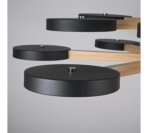 Люстра на штанге Imperiumloft TURNA Black TURNA-DBL01