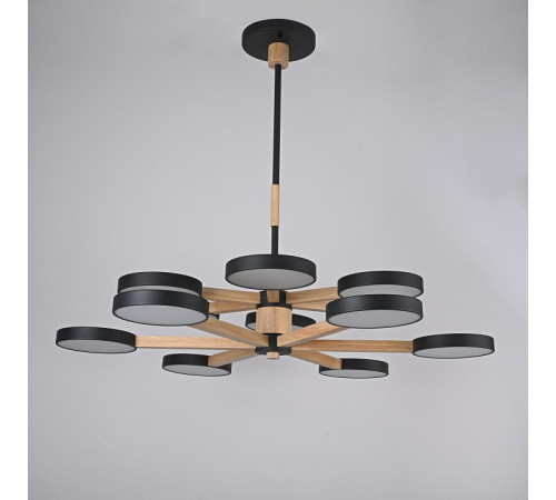 Люстра на штанге Imperiumloft TURNA Black TURNA-DBL01