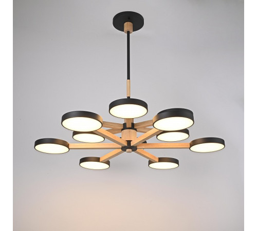 Люстра на штанге Imperiumloft TURNA Black TURNA-DBL01