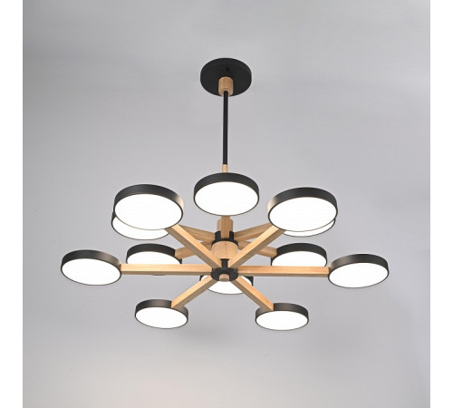 Люстра на штанге Imperiumloft TURNA Black TURNA-DBL01