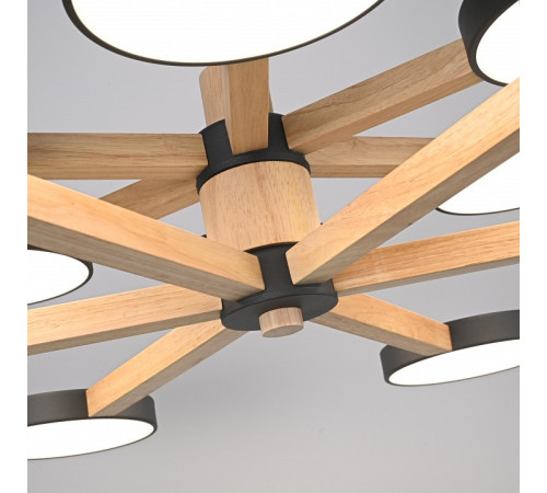 Люстра на штанге Imperiumloft TURNA Black TURNA-DBL01